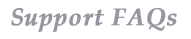Support FAQs