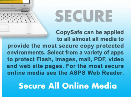 copy protection for all media inc PDF, Flash & video