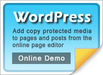 Copy protect WordPress web pages and media