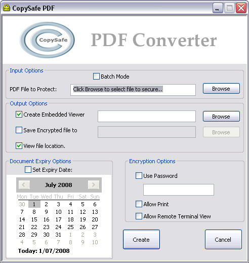 CopySafePDF Converter