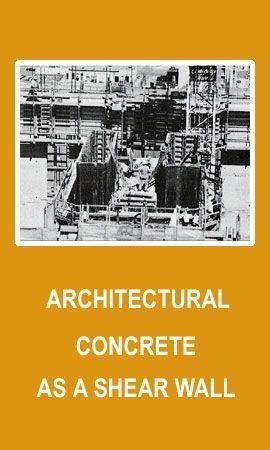 Architectural Concrete Serves as Shear Wall