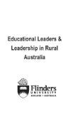 Educational Leaders in Rural Australia
