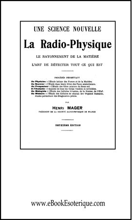 MAGER - La Radio-Physique